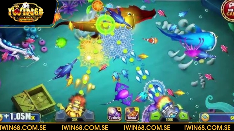 Nhóm cá trong game có tỷ lệ thưởng cũng như đặc điểm khác nhau